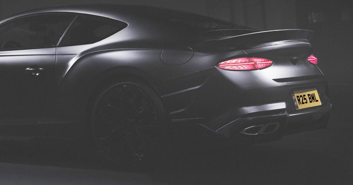 Bentley teases rear-wheel drive V8 performance model