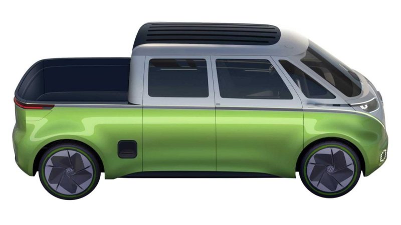 Volkswagen ID. Buzz dual-cab ute design patented