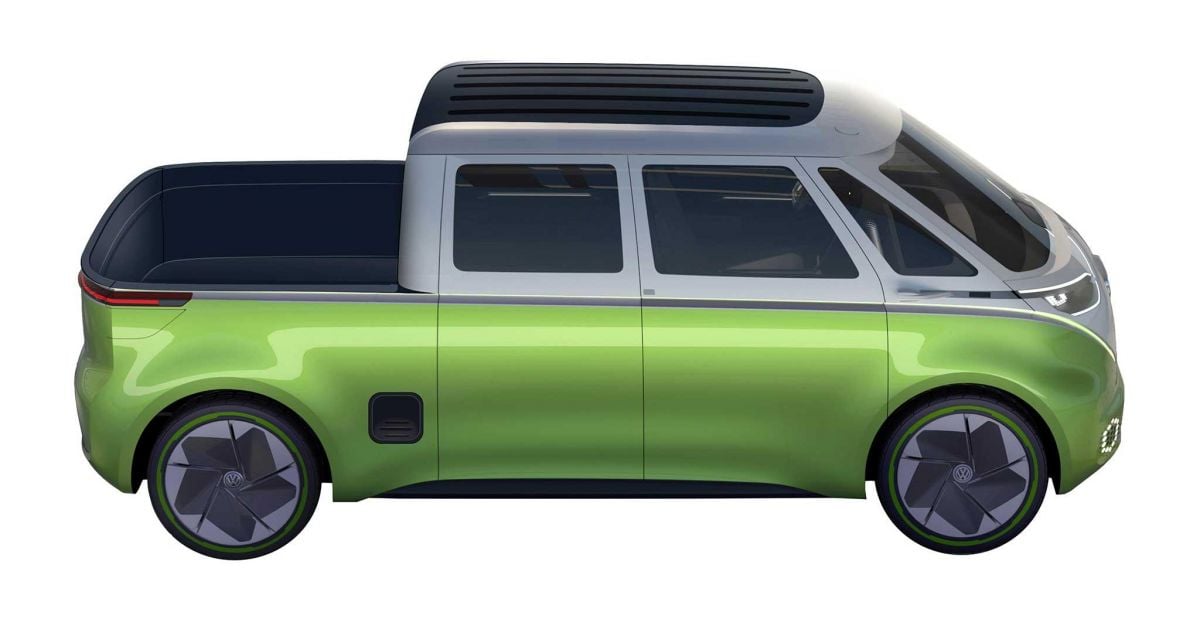 Volkswagen ID. Buzz dual-cab ute design patented