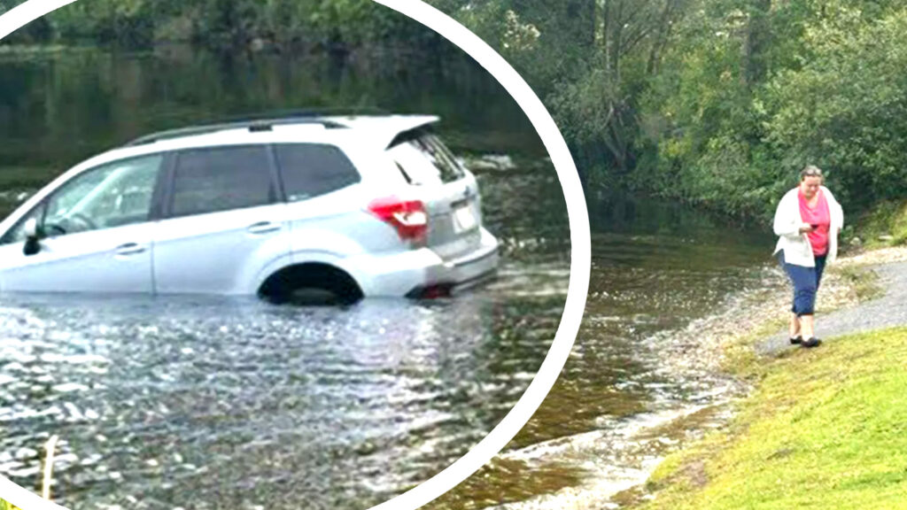 Woman Distracted By ICE Agents Watches Her Subaru Roll Into A Lake