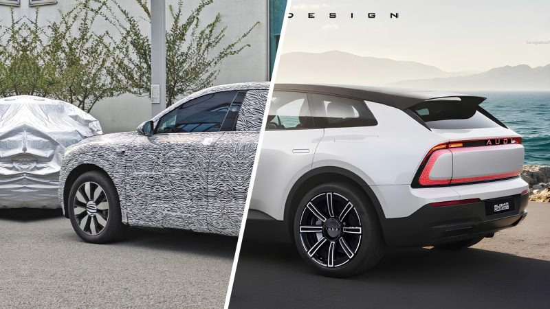 Second AUDI model from SAIC was seen in China