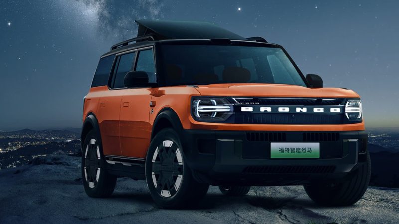 All-electric Ford Bronco has a pop-up camping roof in China [VIDEO]