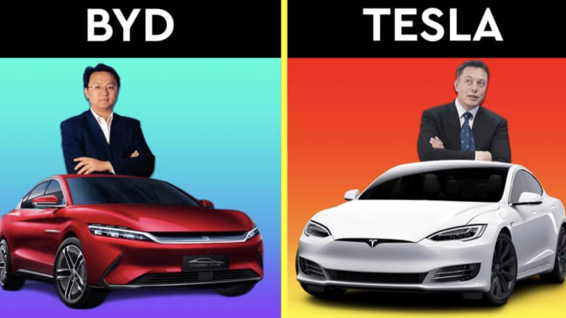 BYD surpasses Tesla in global pure-electric vehicle sales with already nearly 400,000 unit lead in 2025