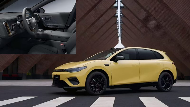 Leapmotor B05 electric hatchback interior revealed ahead of launch in China