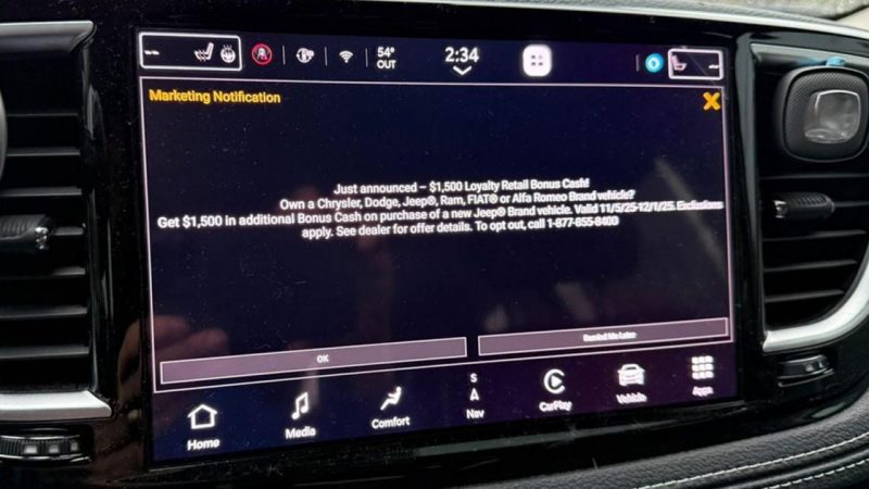 The new annoyance inside your car: pop-up advertisements