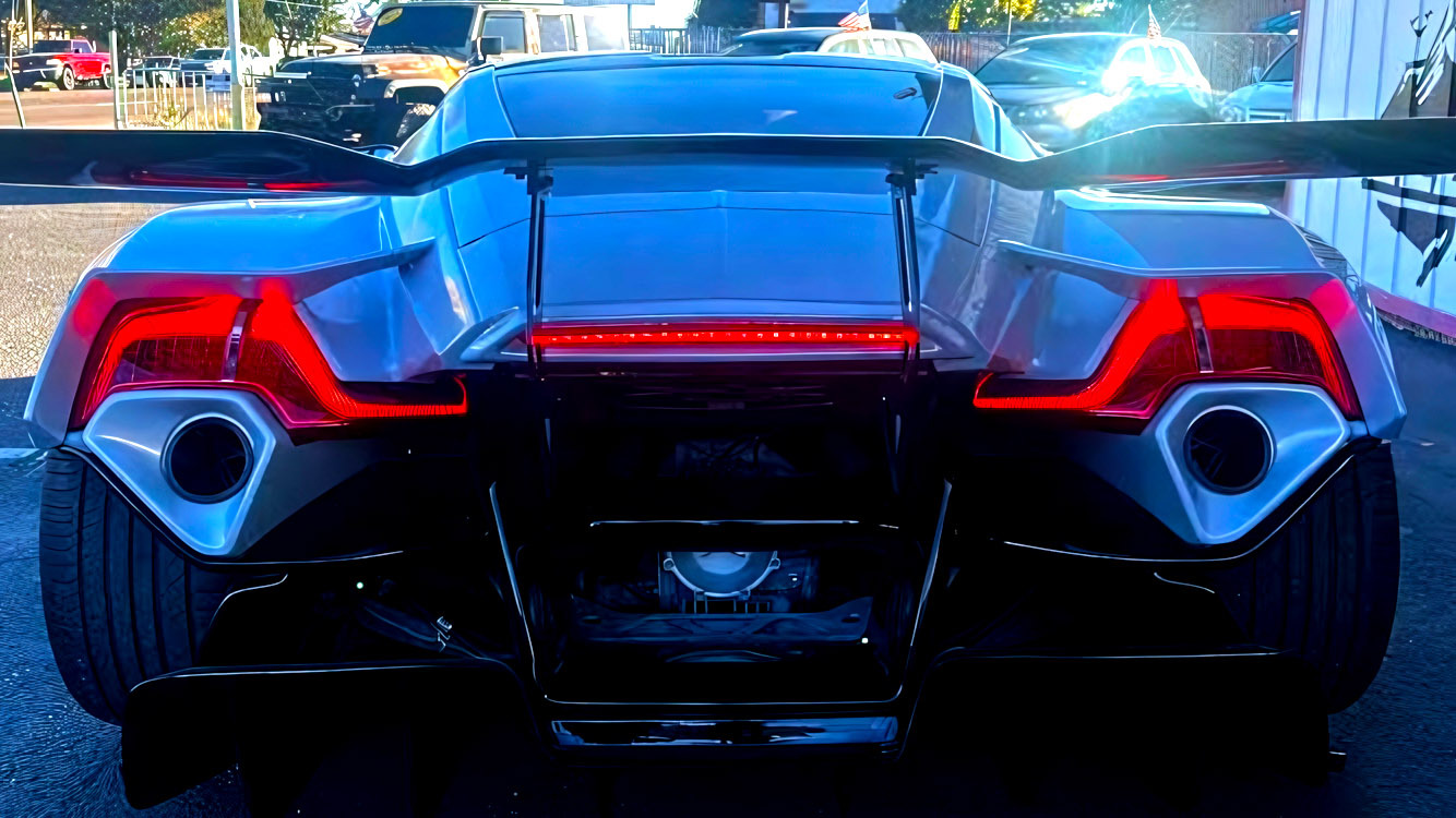 There’s A Corvette Hiding Somewhere Under This Supercar Costume