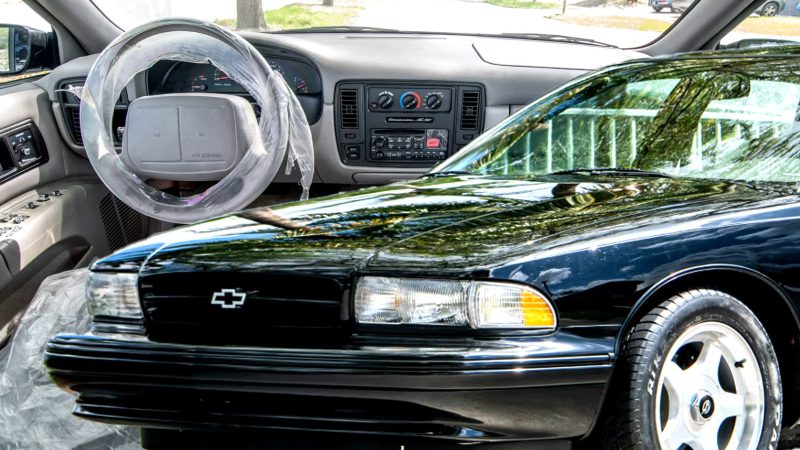 You Can Buy An Untouched 1996 Impala SS Still Wrapped In Plastic