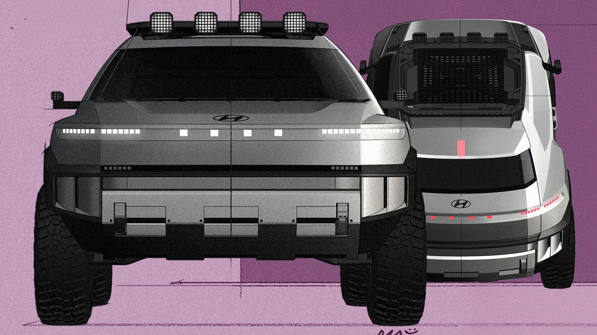 Hyundai Crater Concept Digs In As A Potential Bronco Fighter