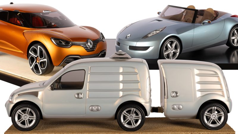 Renault Is Selling A Collection Of Scale Models Straight Out Of Its Design Studio