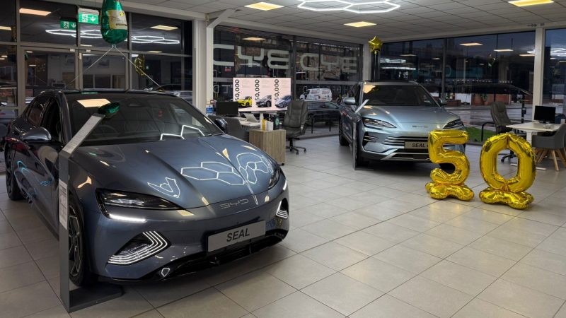 BYD sold 50,000 cars in the UK as its sales volume accelerated