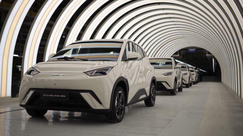 BYD Brazil plant produced 10,000 cars and added the second shift