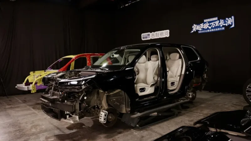 Geely Galaxy M9 completes 18,000-km Eurasian endurance run, finishes with public teardown in Paris