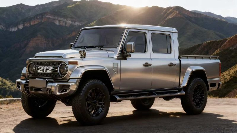 BAW 212 T01, channels Land Rover Classic, with new soft-top and pickup versions for Guangzhou 2025